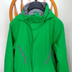 Burton Snow Ski Snowboard Jacket Sz L Green Kelly Mountain Dew